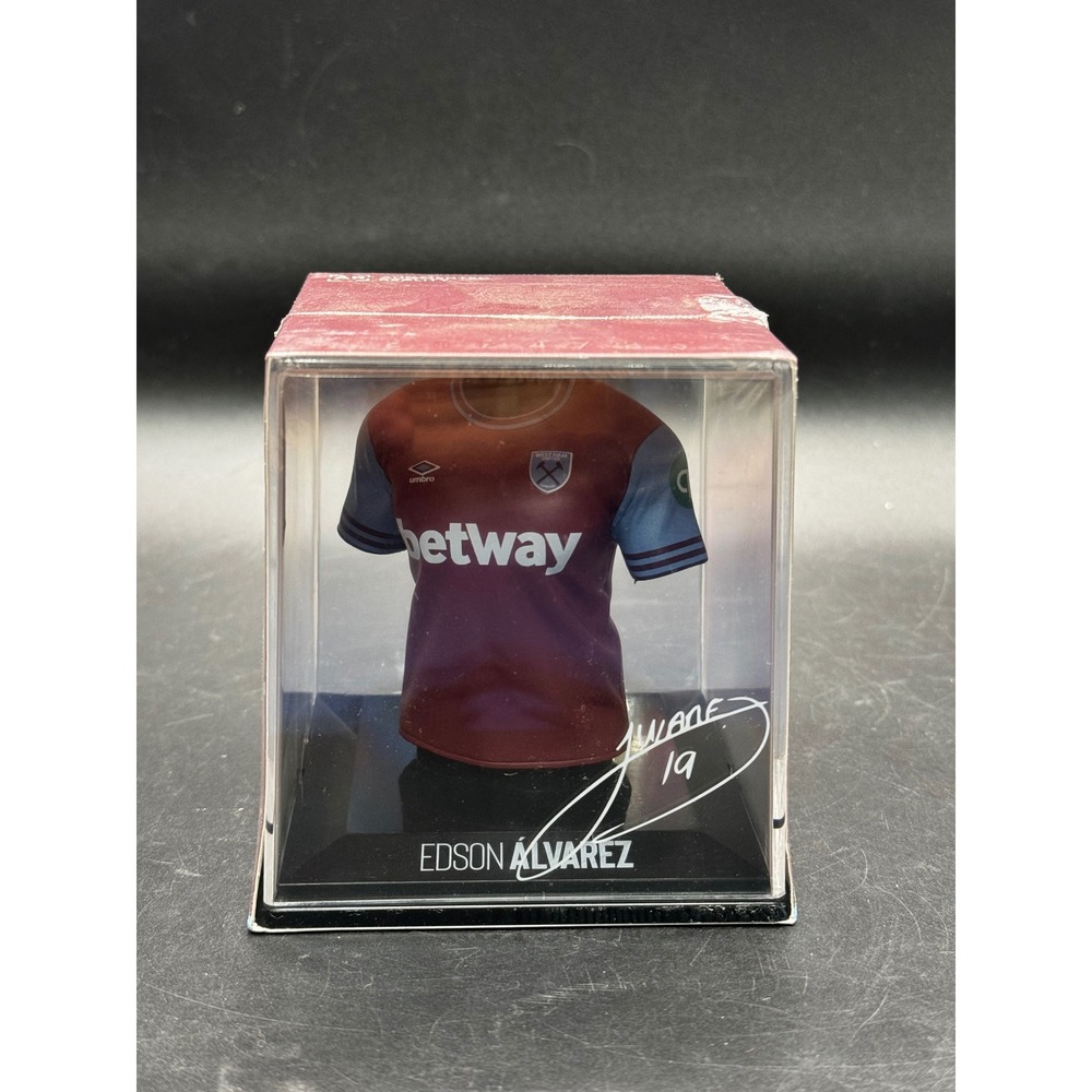 West Ham United Edson Alvarez 19 Mini Jersey Figure 2024/25 Home Kit Splink AR